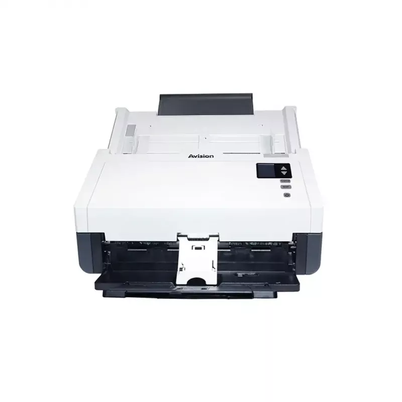 ADF-skanneri Avision AD345GN — A4, 1200 x 1200 DPI, Duplex, 100 arkin ADF, CIS, valkoinen