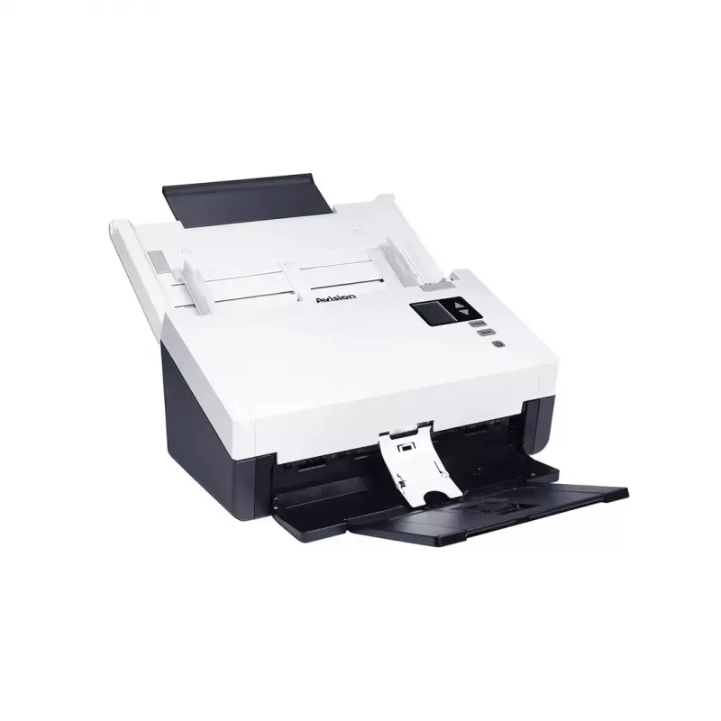 ADF-skanneri Avision AD345GN — A4, 1200 x 1200 DPI, Duplex, 100 arkin ADF, CIS, valkoinen