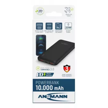 Kannettava varavirtalähde Ansmann PB320PD 10000 mAh