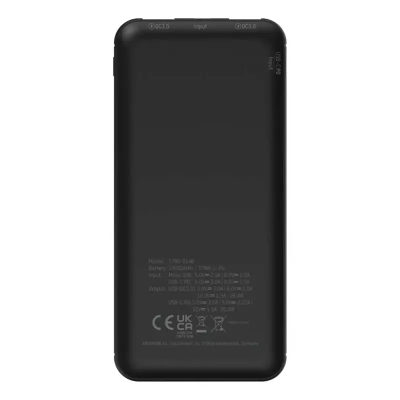 Kannettava varavirtalähde Ansmann PB320PD 10000 mAh