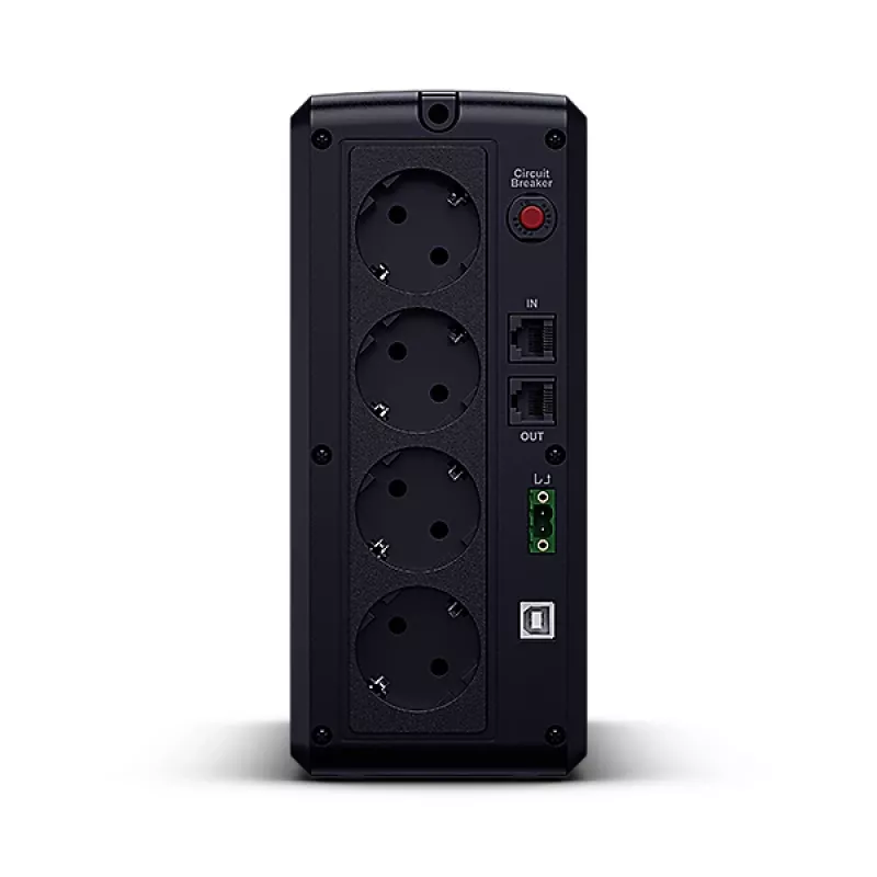 CyberPower UT1200EG keskeytymätön virransyöttö (UPS) Line-Interactive 1,2 kVA 700 W 4 AC-lähtöä