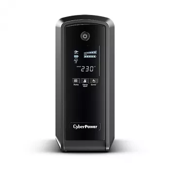 CyberPower CP550EPFCLCD keskeytymätön virransyöttö (UPS) Line-Interactive 0,55 kVA 350 W 6 AC-lähtöä