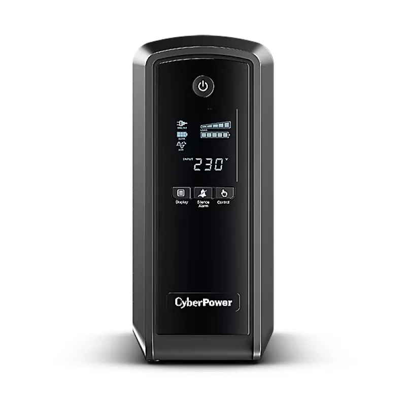 CyberPower CP550EPFCLCD keskeytymätön virransyöttö (UPS) Line-Interactive 0,55 kVA 350 W 6 AC-lähtöä