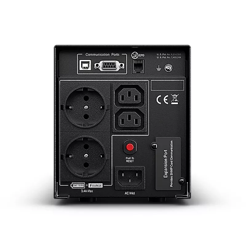 CyberPower PR750ELCDGR UPS (keskeytymätön virransyöttö) Line-Interactive 0,75 kVA 675 W 4 AC-lähtöä