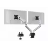 Durable SELECT PLUS Näyttöteline 509723 varrella 2 näytölle, pöytäkiinnitys