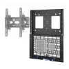 AV-jalustaputken hylly B-Tech BT7888/B musta, 10 kg kapasiteetti