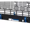 AV-jalustaputken hylly B-Tech BT7888/B musta, 10 kg kapasiteetti