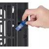 AV-jalustaputken hylly B-Tech BT7888/B musta, 10 kg kapasiteetti