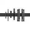 Asennuskisko B-TECH BT8390-100/B V2 – alumiini, musta, 1000 mm pituus, 30 mm syvyys