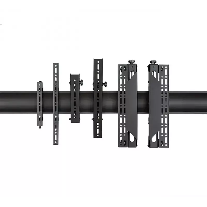 Asennuskisko B-TECH BT8390-100/B V2 – alumiini, musta, 1000 mm pituus, 30 mm syvyys