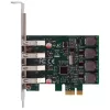 EXSYS 4-porttinen USB 3.2 Gen 1 PCIe-kortti self-power 3A Renesas