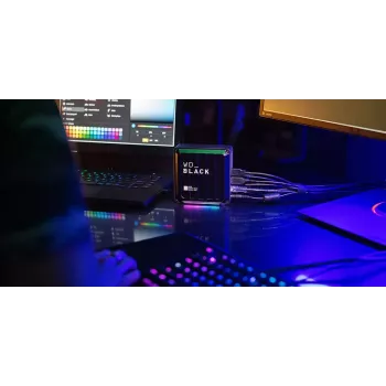 SSD Western Digital D50 langallinen Thunderbolt 3 musta