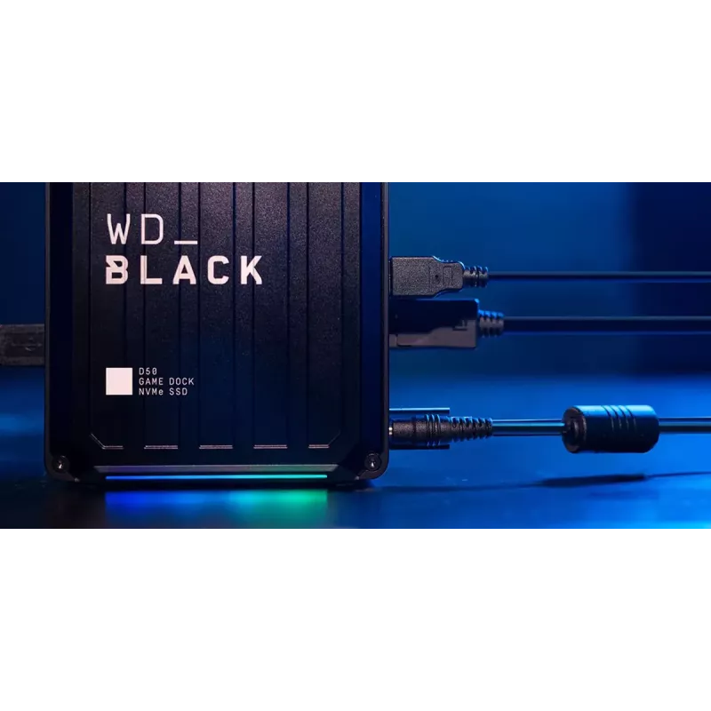 SSD Western Digital D50 langallinen Thunderbolt 3 musta