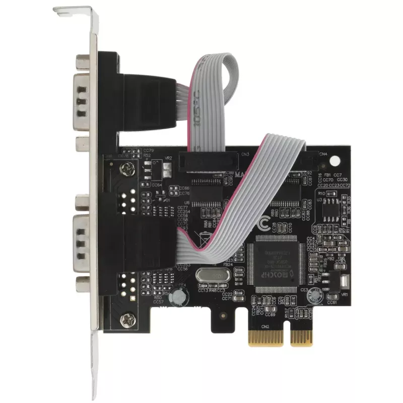 Sisäinen sarjaporttisovitin EXSYS EX-46012 PCIe uros ASIX MCS9901CV-CC