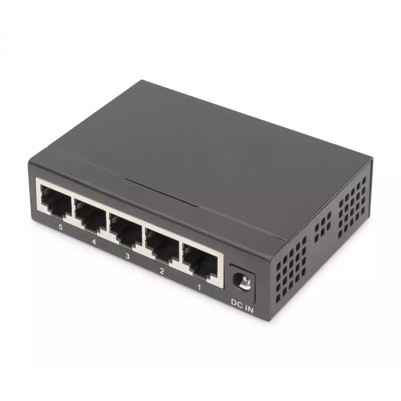 Hallitsematon kytkin Digitus DN-80202-1 5 porttia Gigabit