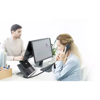 IP-puhelin Yealink MP56 Microsoft Teams Edition — 7 tuuman kapasitiivinen kosketusnäyttö, Android, Gigabit Ethernet, PoE, Bluetooth, langallinen luuri
