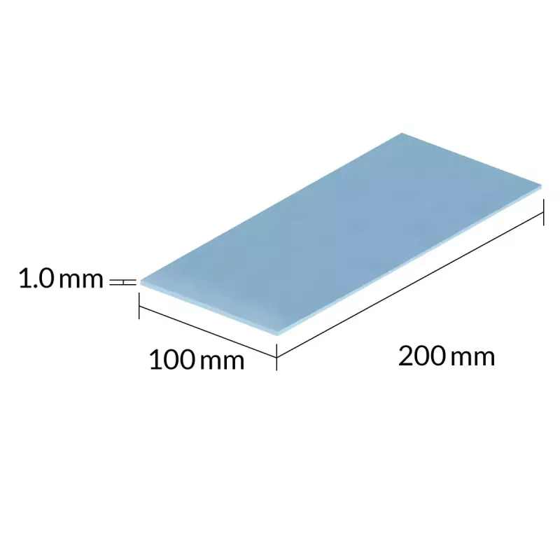 Lämpötyyny ARCTIC TP-3 Premium Performance 200x100 mm 1 mm sininen