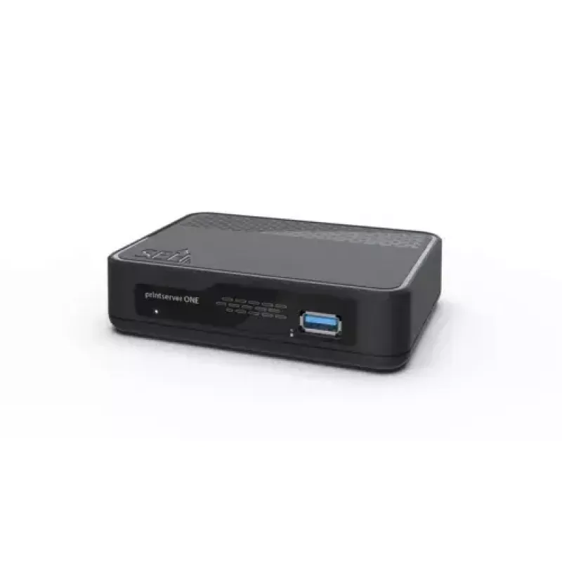 Printserveri SEH printserver One Ethernet LAN musta 10/100/1000 Mbit/s
