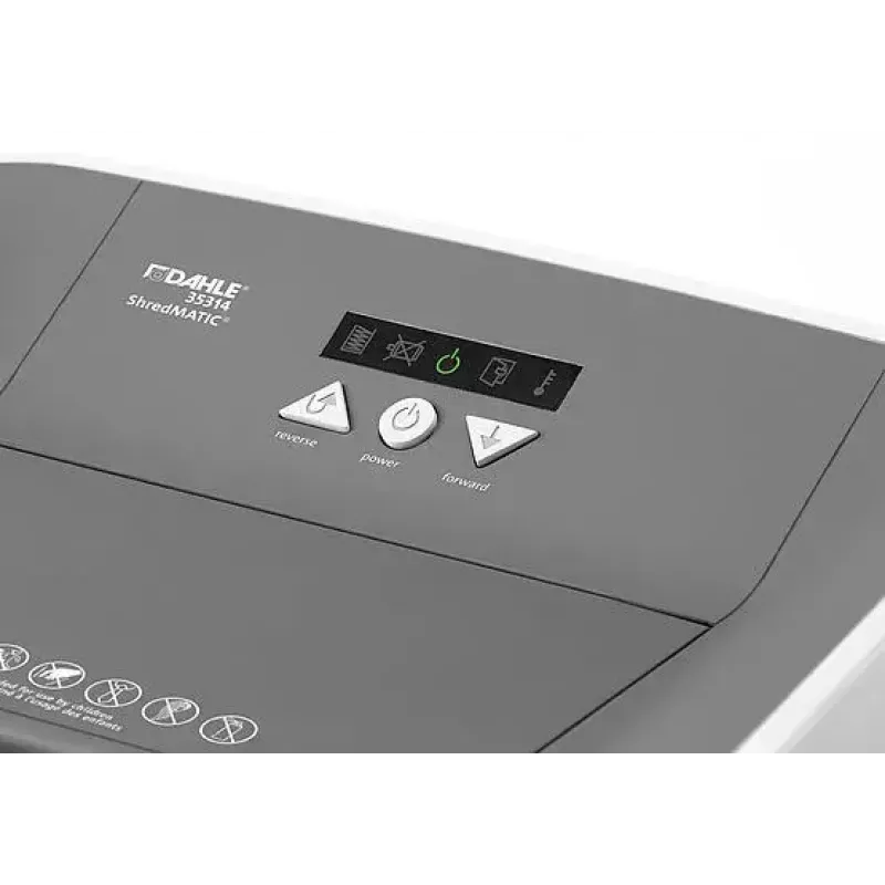 Silppuri Dahle ShredMATIC 300 mikroleikkaus 22 cm valkoinen