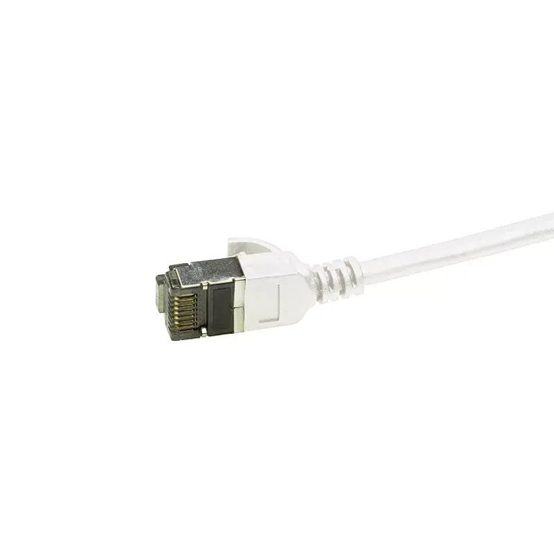 Verkkokaapeli LogiLink CQ9011S RJ-45 Cat6a 0,3 m valkoinen