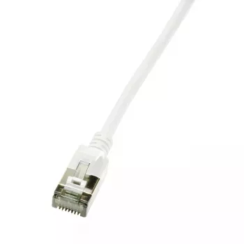 Verkkokaapeli LogiLink CQ9011S RJ-45 Cat6a 0,3 m valkoinen