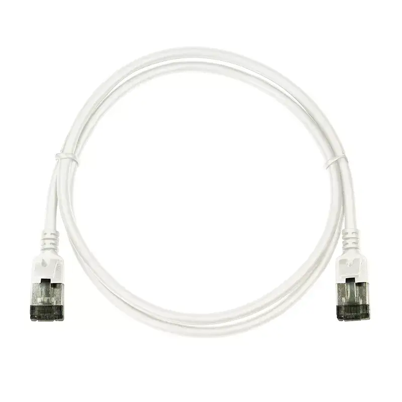 Verkkokaapeli LogiLink Ultraflex SlimLine RJ-45 Cat6a 1 m valkoinen