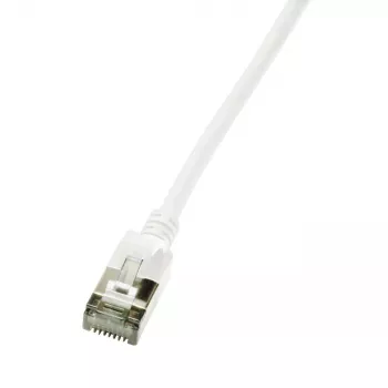 Verkkokaapeli LogiLink Ultraflex SlimLine RJ-45 Cat6a 1 m valkoinen