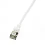 Verkkokaapeli LogiLink Ultraflex SlimLine RJ-45 Cat6a 1 m valkoinen