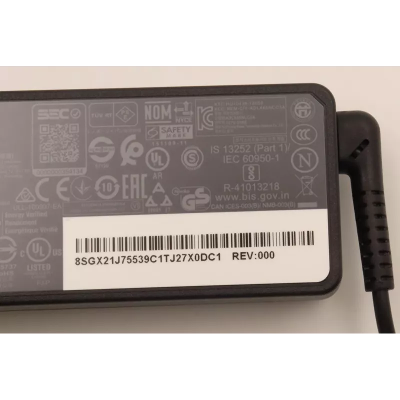 Lenovo 5A11H02883 verkkolaite 65 W musta