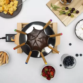 Princess 01.173025.01.001 -fondue-setti Pure musta