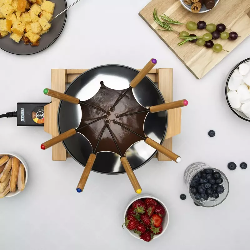 Princess 01.173025.01.001 -fondue-setti Pure musta