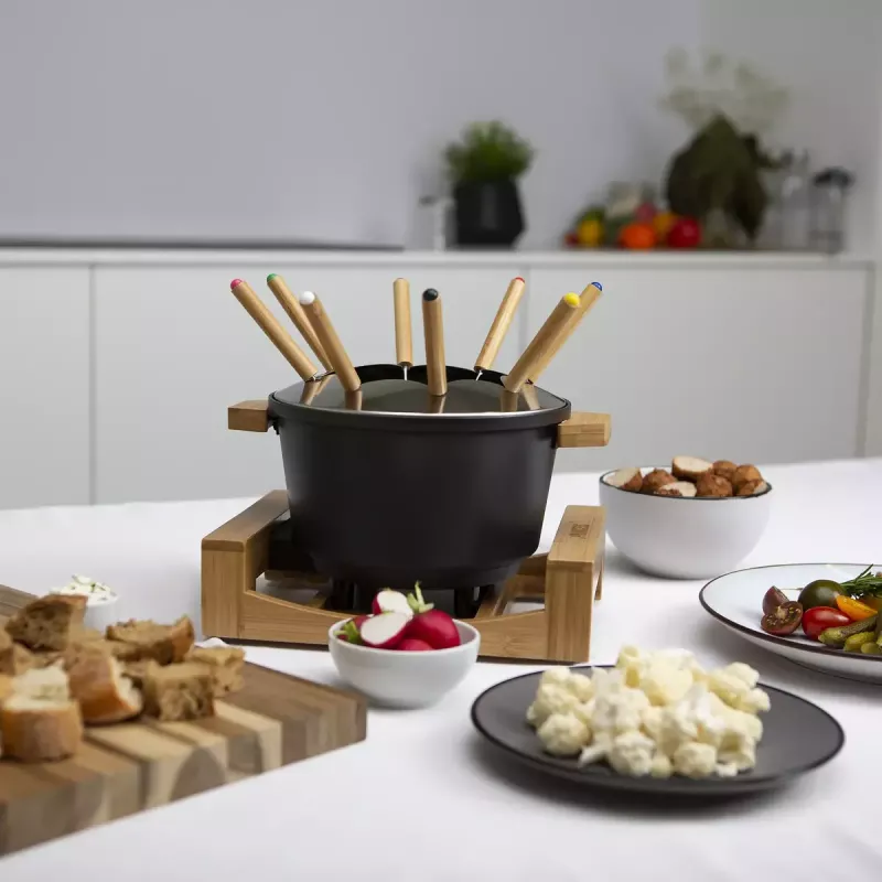 Princess 01.173025.01.001 -fondue-setti Pure musta