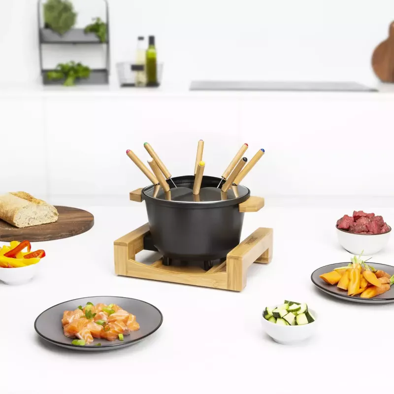Princess 01.173025.01.001 -fondue-setti Pure musta