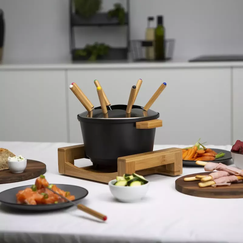 Princess 01.173025.01.001 -fondue-setti Pure musta
