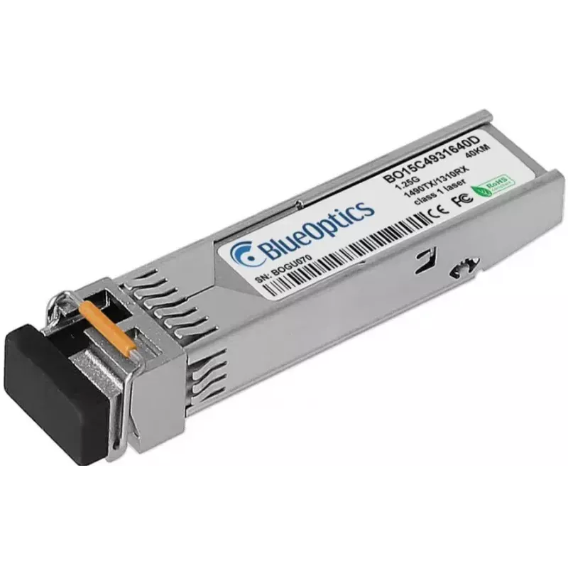BlueOptics 02310KVU-BO SFP BiDi -lähetinvastaanotin, Gigabit, yksimuotoinen, Huawei 02310KVU -yhteensopiva (BO15C4931640D)