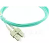 BlueOptics 055702K512000030M-BO Duplex-kuituoptinen kytkentäkaapeli, LC/UPC - SC/UPC, OM3 50/125 µm, 30 m, beige