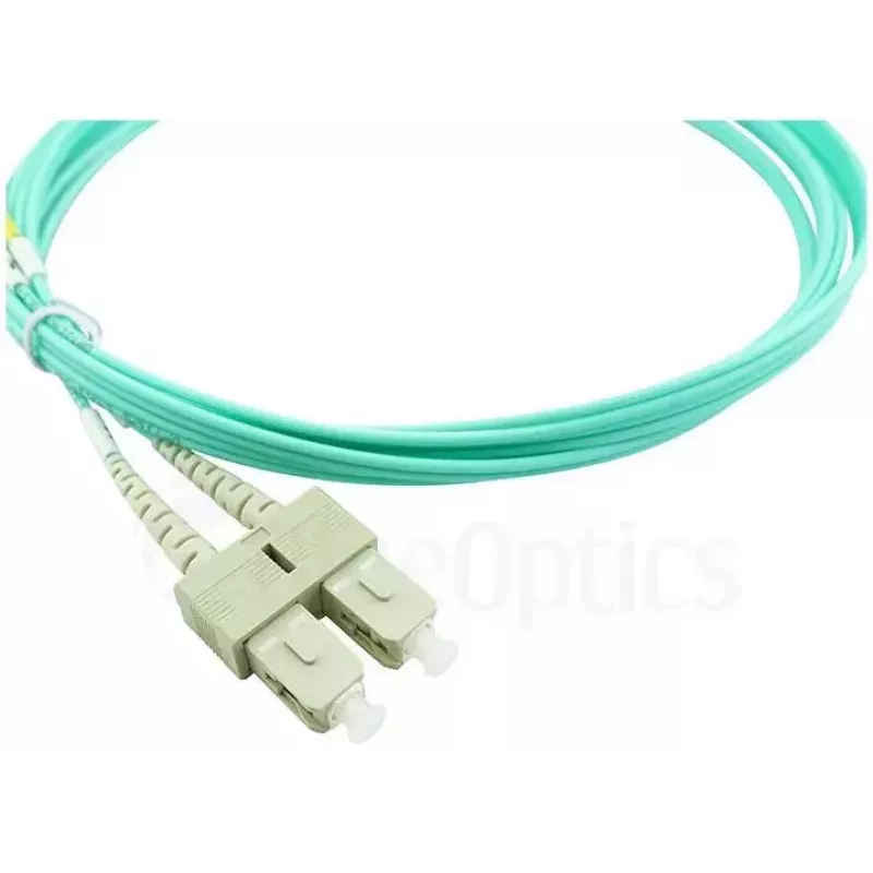 BlueOptics 055702K512000050M-BO Duplex-kuituoptinen kytkentäkaapeli, LC/UPC - SC/UPC, OM3 50/125 µm, 50 m, beige