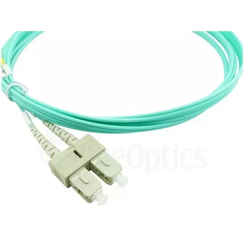 BlueOptics 055702T512000015M-BO Duplex-kuituoptinen kytkentäkaapeli, LC/UPC - SC/UPC, OM3 50/125 µm, 15 m, beige