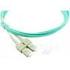 BlueOptics 055702T512000015M-BO Duplex-kuituoptinen kytkentäkaapeli, LC/UPC - SC/UPC, OM3 50/125 µm, 15 m, beige