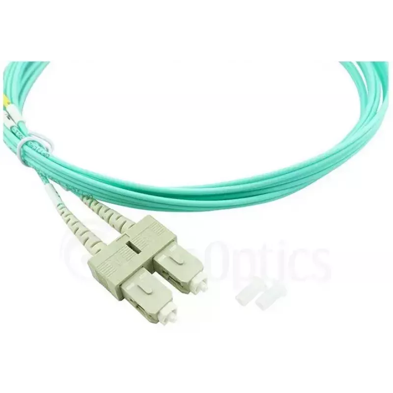 BlueOptics 055702T512000015M-BO Duplex-kuituoptinen kytkentäkaapeli, LC/UPC - SC/UPC, OM3 50/125 µm, 15 m, beige