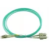 BlueOptics 055702T512000015M-BO Duplex-kuituoptinen kytkentäkaapeli, LC/UPC - SC/UPC, OM3 50/125 µm, 15 m, beige