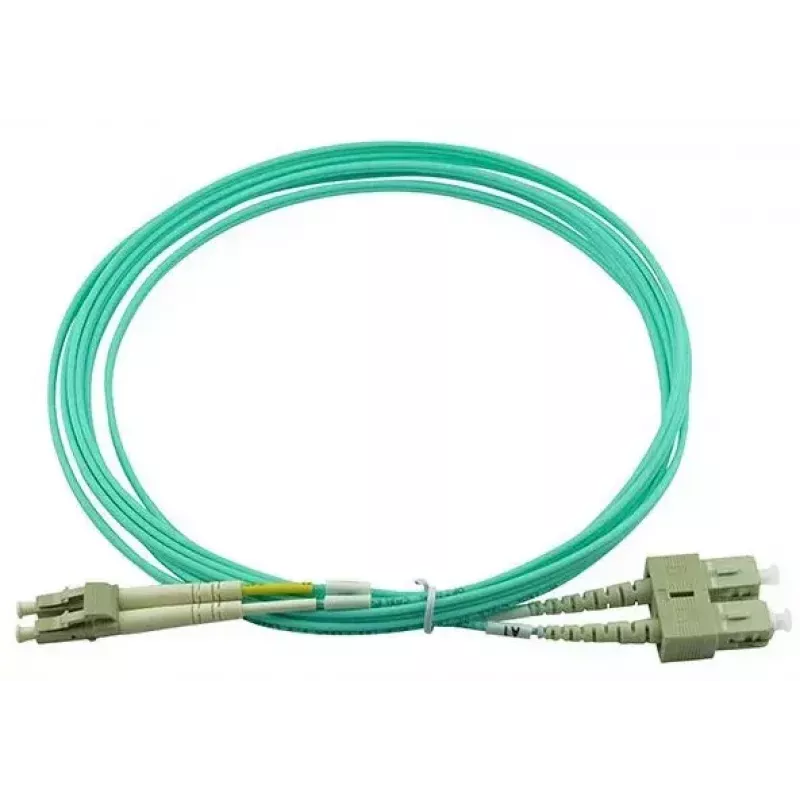 BlueOptics 055702T512000020M-BO Duplex-kuituoptinen kytkentäkaapeli, LC/UPC - SC/UPC, OM3 50/125 µm, 20 m, beige