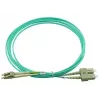 BlueOptics 055702T512000030M-BO Duplex-kuituoptinen kytkentäkaapeli, LC/UPC - SC/UPC, OM3 50/125 µm, 30 m, beige