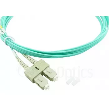 BlueOptics 055702T512000030M-BO Duplex-kuituoptinen kytkentäkaapeli, LC/UPC - SC/UPC, OM3 50/125 µm, 30 m, beige