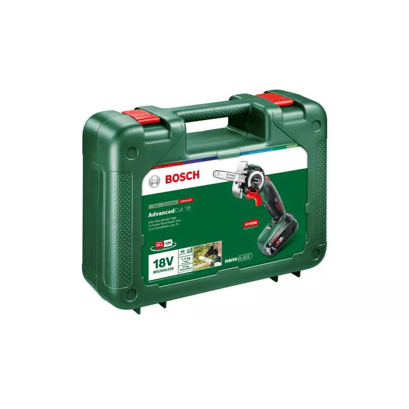 Bosch AdvancedCut 18 7000 RPM musta, vihreä, punainen, hopea
