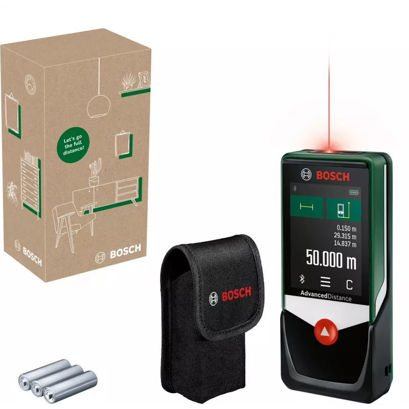 Bosch AdvancedlDistance 50C laseretäisyysmittari monivärinen 50 m