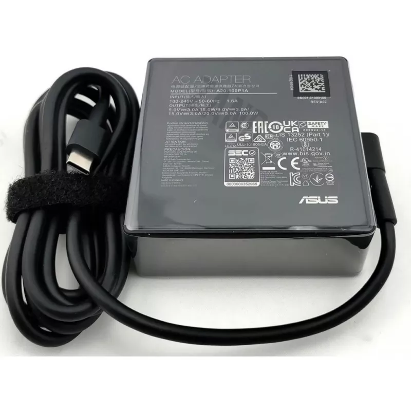 ASUS 0A001-01090100 verkkolaite sisäkäyttöön 100 W musta