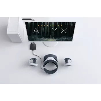 Adapteri peliohjaimelle Sony 1000043174 — musta, tulo 100–240 V 50/60 Hz, 0,4 A, virtajohto sisältyy