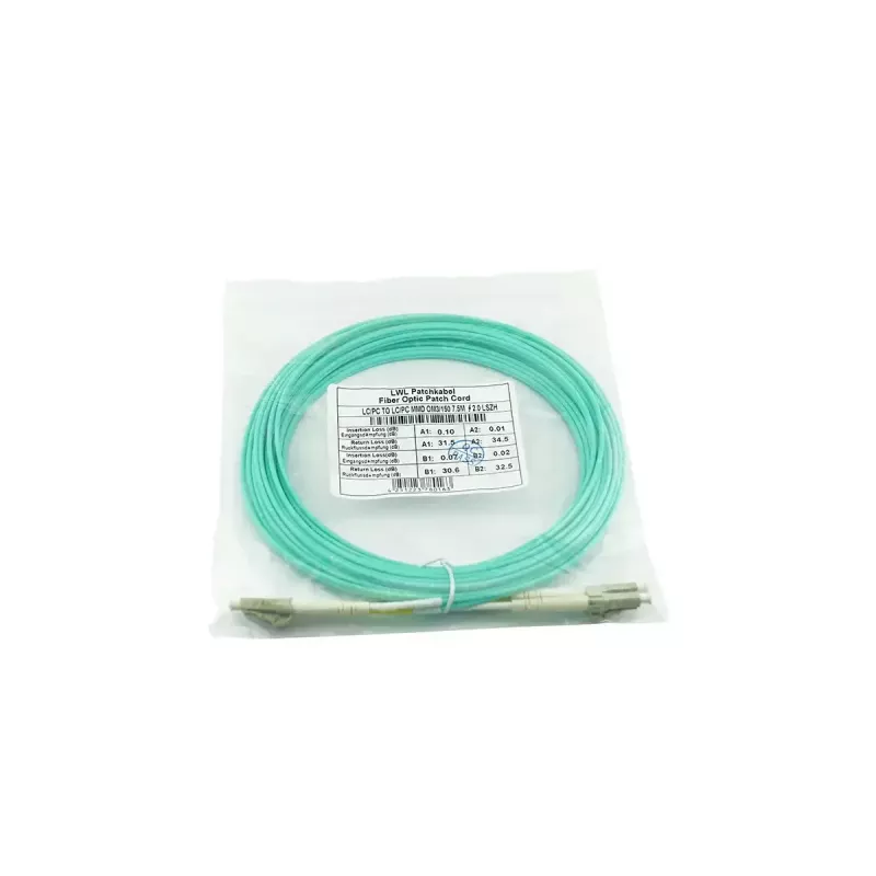 BlueOptics 10G-SR-30M-BO Duplex-kuituoptinen kytkentäkaapeli, LC/UPC - LC/UPC, OM3 50/125 µm, 30 m, beige