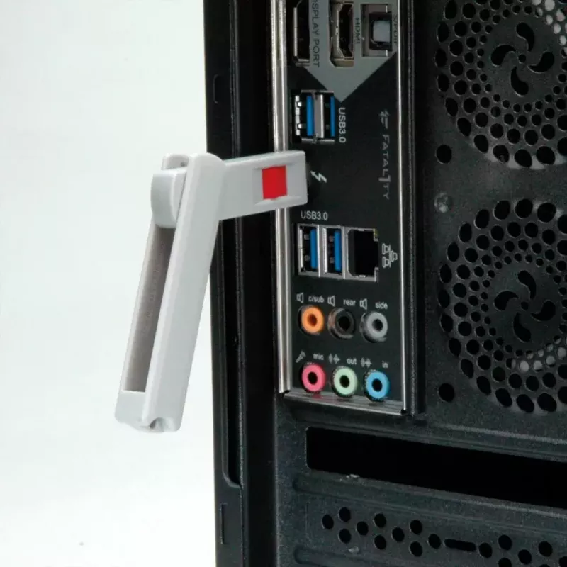 Portinestolukon avain ROLINE 11.02.8333 USB Type-C harmaa 1 kpl